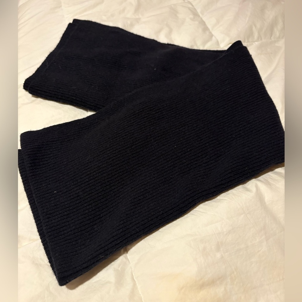 J.Crew Ribbed Scarf - Black - Picture 4 of 4
